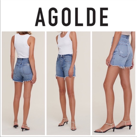 Agolde | Shorts | Nwt Agolde Riley High 